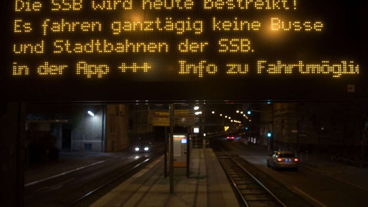 Verdi-Warnstreik  am Freitag: Diese Busse und Bahnen fahren in Stuttgart nicht