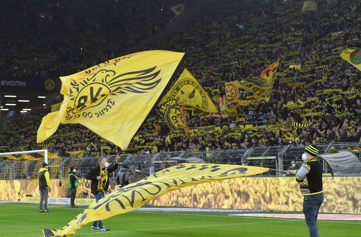 So viele Fans wird es in Dortmund vorerst wohl nicht mehr geben. Foto: imago images/Team 2/Maik Hölter/TEAM2sportphoto