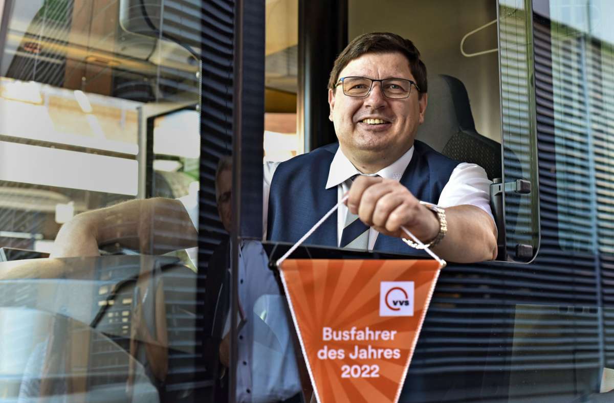 Busfahrer des Jahres in Stuttgart: Martin Weese Foto: Lichtgut/Max Kovalenko