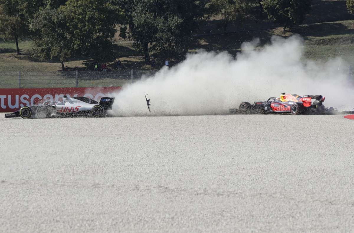 Formel 1: Crash-Chaos beim Ferrari-Jubiläum: Hamilton siegt wieder