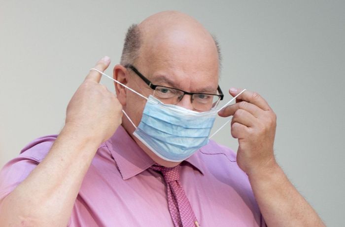 Corona-Pandemie: Peter Altmaier warnt vor zu früher Abschaffung der Maskenpflicht