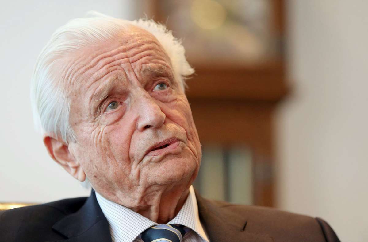 Volker Merz im Alter von 98 gestorben: Stuttgart trauert um einen großen Pädagogen