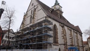 Die Sanierung der  Stadtkirche startet