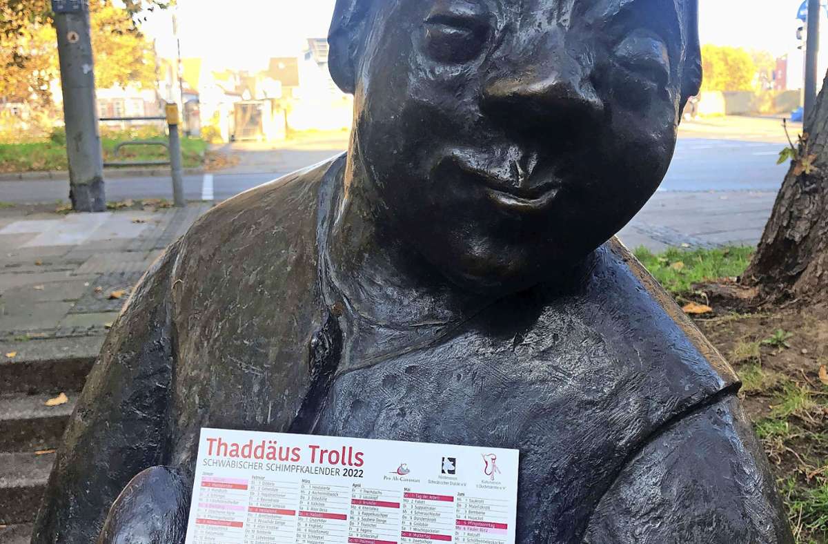 Schimpfkalender von Thaddäus Troll: Wortparaden von Bruddlern für Bruddler