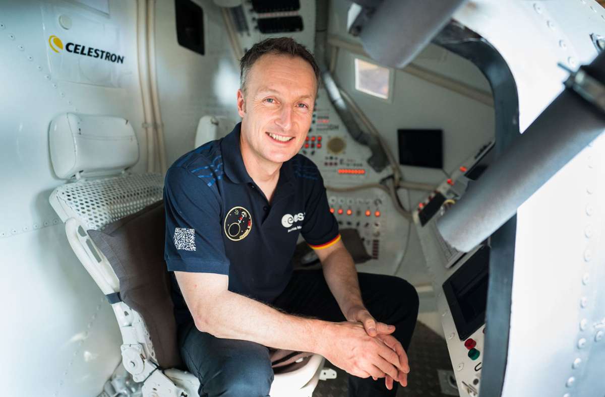 Matthias Maurer wird ein halbes Jahr lang auf der ISS leben und arbeiten. (Symbolfoto) Foto: dpa/Oliver Dietze