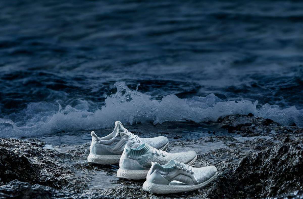 17 Millionen Paar Laufschuhe aus Ozeanplastik will Adidas dieses Jahr verkaufen. Foto: Adidas