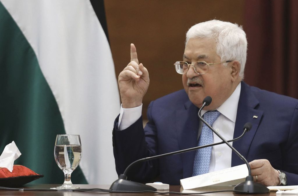 Präsident Mahmud Abbas kündigt an: Palästinenser beenden Abkommen mit USA und Israel