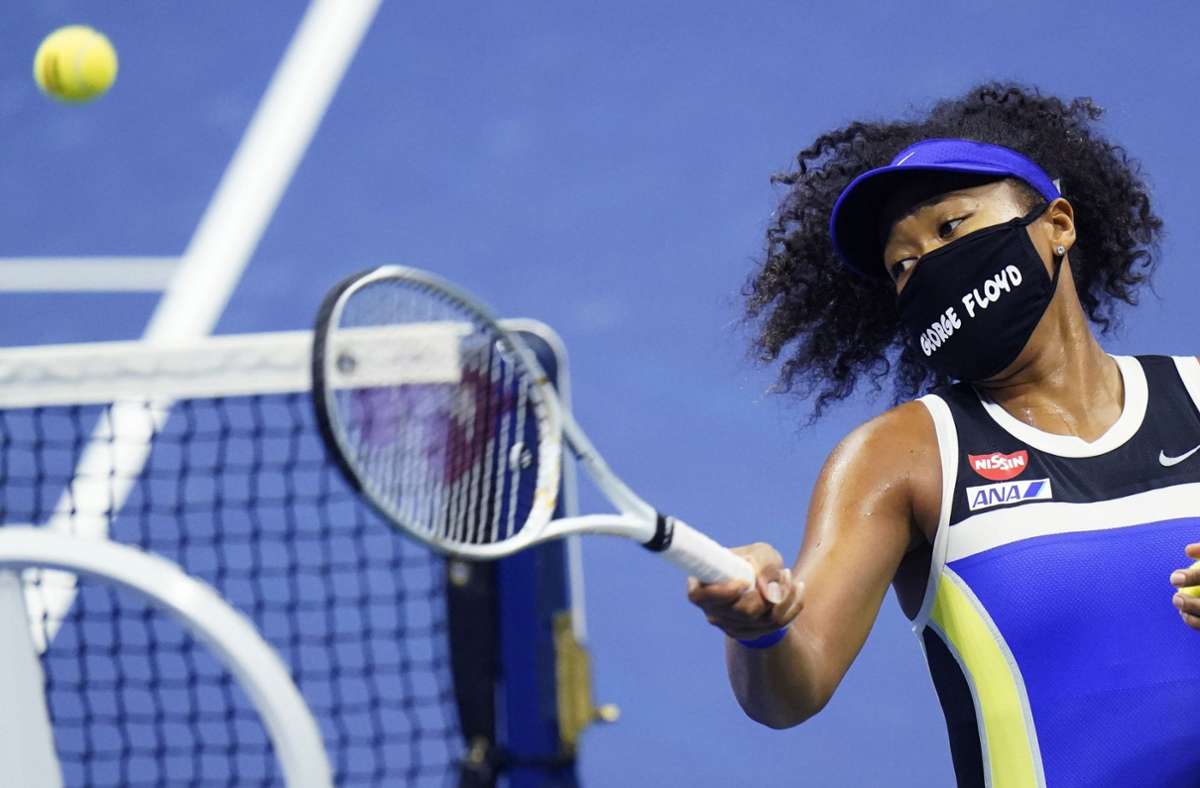 US Open in New York: Naomi Osaka setzt deutliches Zeichen gegen Rassismus