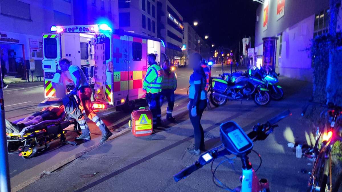 Auf der Fahrraddemo Critical Mass hat sich am Freitagabend ein Unfall ereignet.