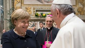 Bundeskanzlerin zu Audienz bei Papst Franziskus empfangen
