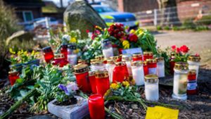 Gedenken an die vier Opfer der tödlichen Schüsse