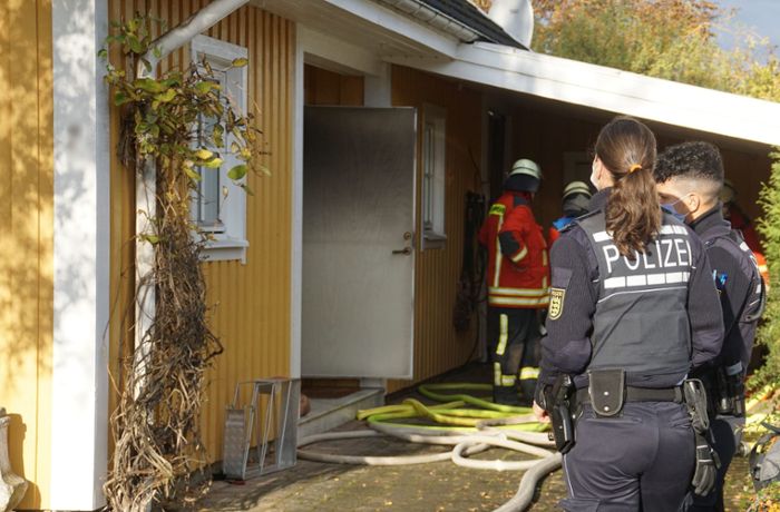 Brand in Sternenfels im Enzkreis: Frau stirbt bei Feuer in Einfamilienhaus