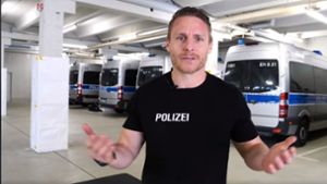 Stuttgarter Polizist gibt den Fitness-Coach – und wird gefeiert