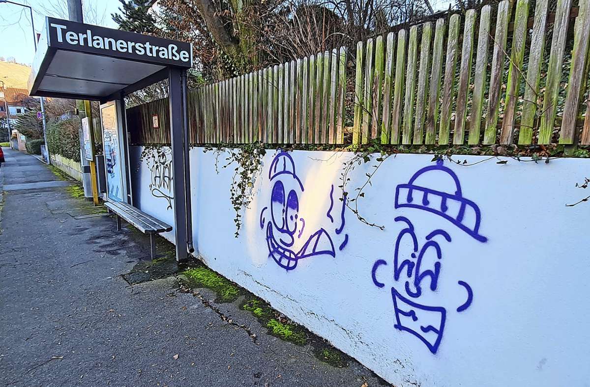 Ärger in Uhlbach: Hoher Schaden durch Graffitisprayer