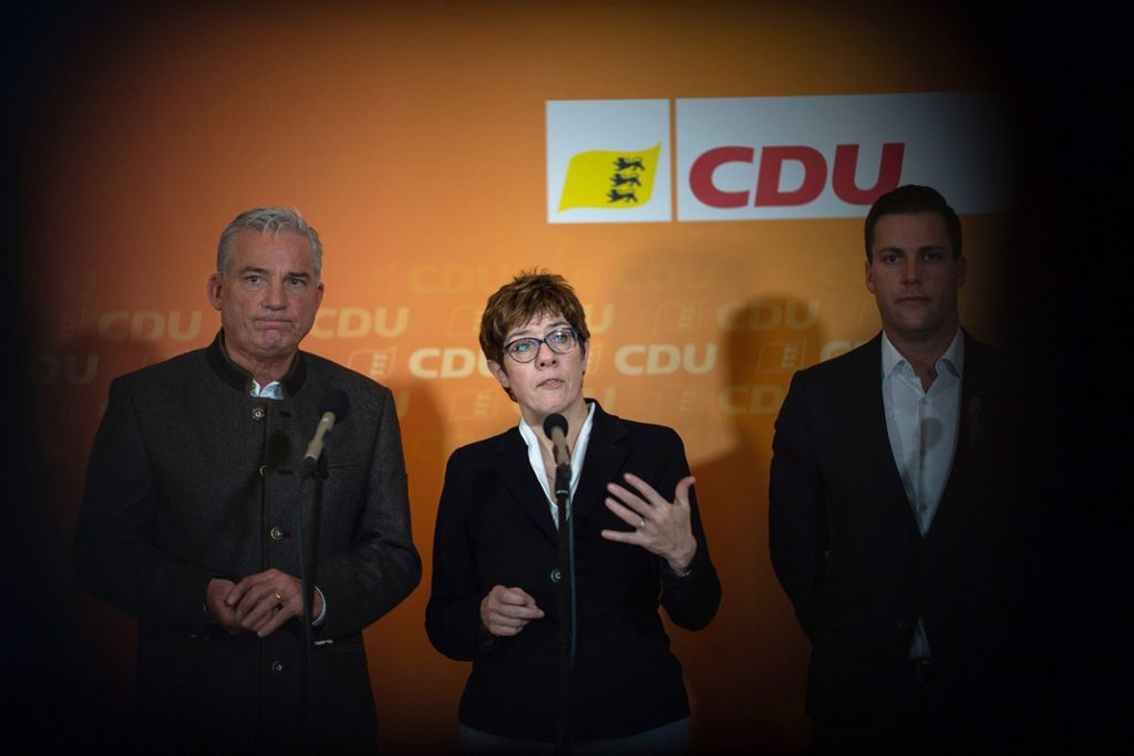 Südwest-CDU demonstriert Schulterschluss