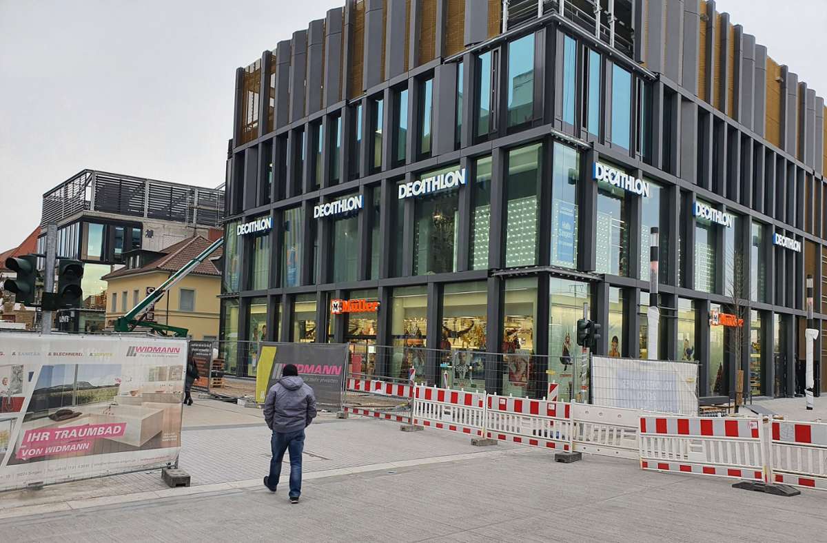 Neue Shoppingmall in Singen: Start ohne großen Bahnhof