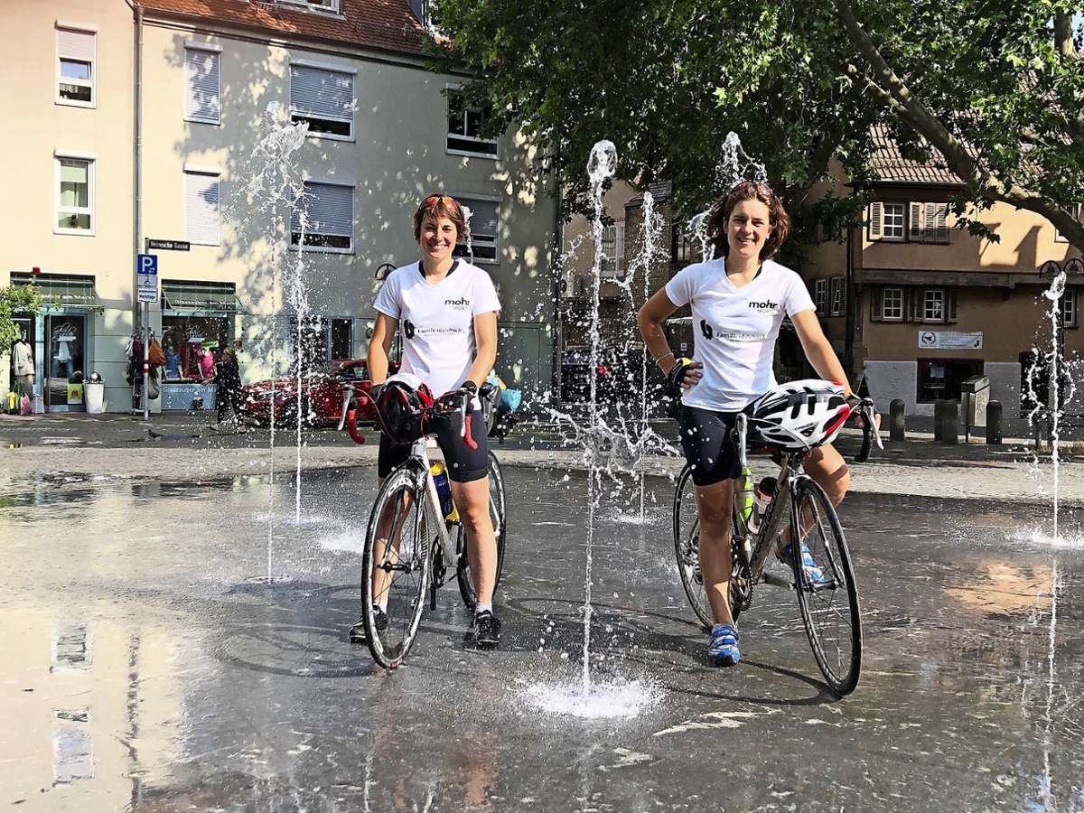 Stuttgart-Bad Cannstatt: Mit dem Rennrad auf Spenden-Tour