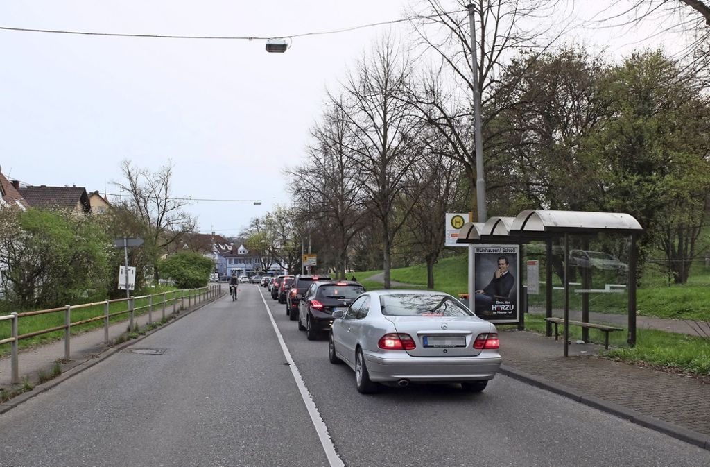 In der Mönchfeldstraße gibt es immer lange Staus. Eines der Verkehrsprobleme, das die Mühlhäuser gelöst sehen wollen.