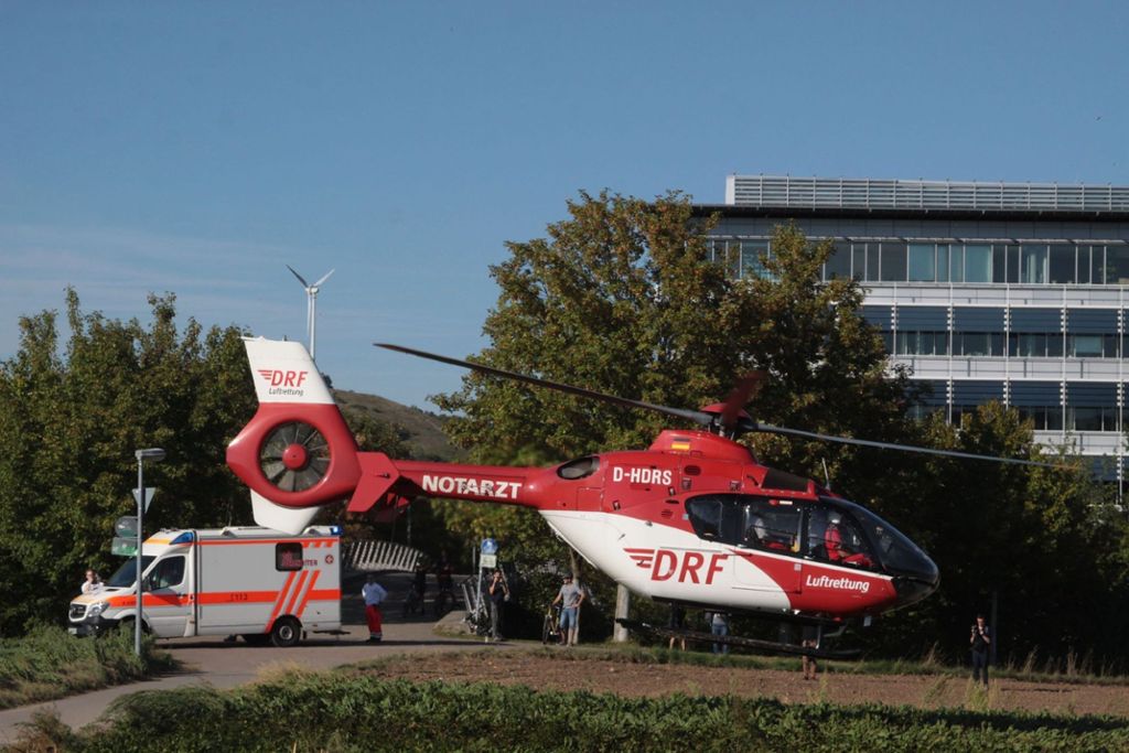 8.9.2018 Eine Stichflamme hat einen Angestellten im Biergarten in Weilimdorf schwer verletzt