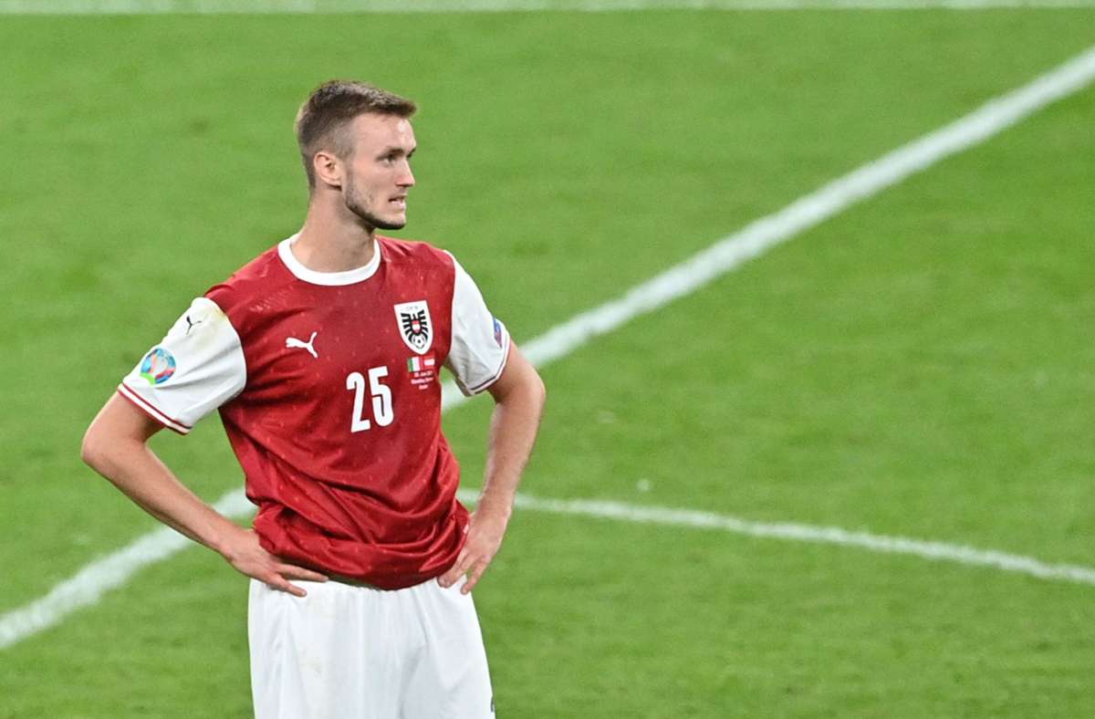 „Das ist absolut bitter und unverdient“, sagt Sasa Kalajdzic über die EM-Niederlage der Österreicher gegen Italien.