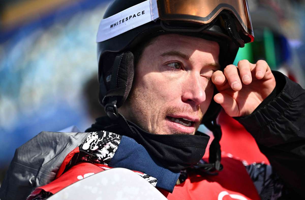 Snowboard-Ikone Shaun White verdrückte bei seinen letzten Spielen ein paar Tränen. Eine Medaille verpasste der 35-Jährige mit Platz vier nur knapp.