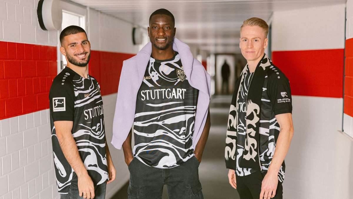 Deniz Undav, Serhou Guirassy und Chris Führich im neuen Shirt.