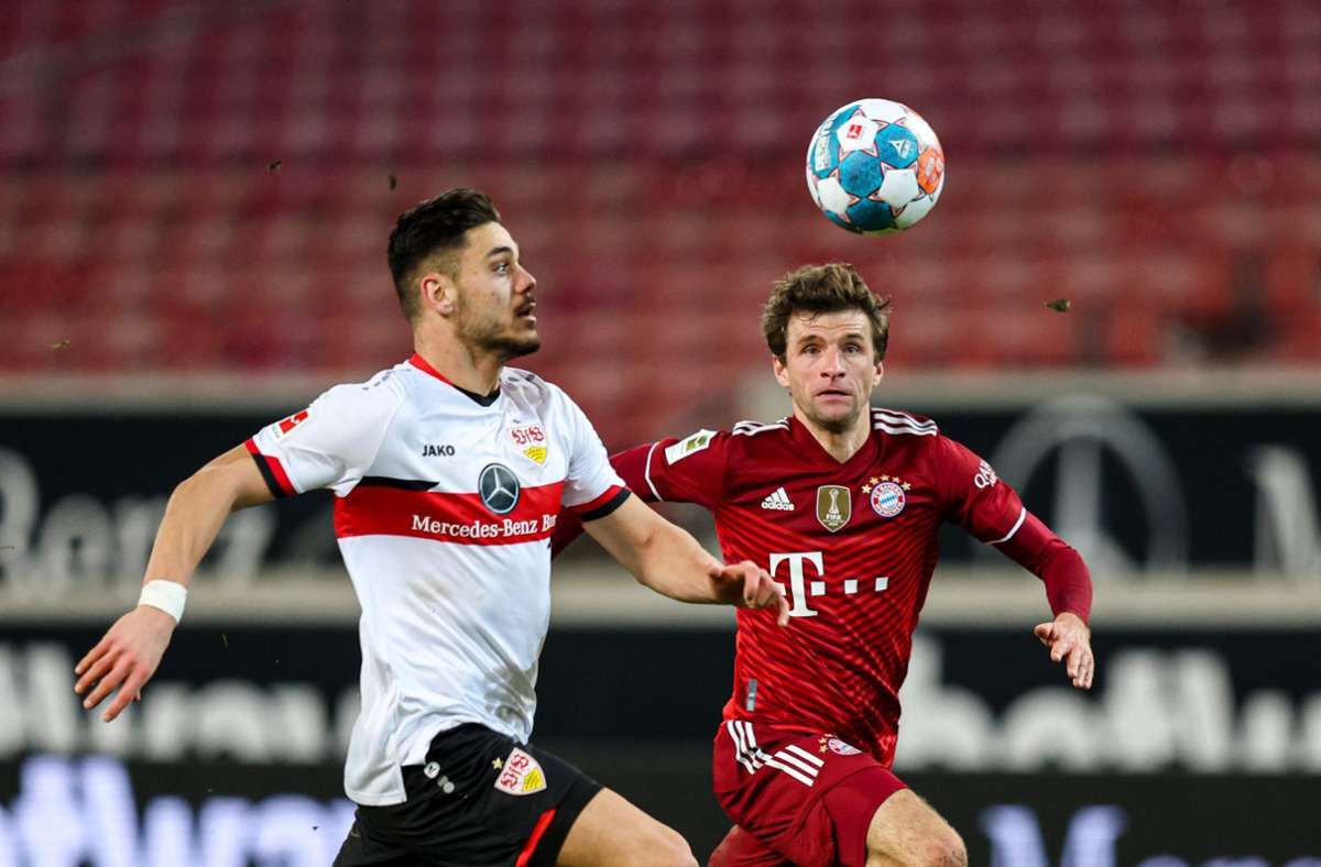 Thomas Müller überzeugte auf und neben dem Platz beim Spiel gegen den VfB Stuttgart. Foto: dpa/Tom Weller