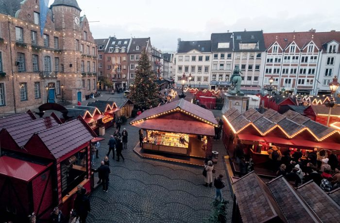 Düsseldorf: Weihnachtsmärkte in Innenstadt geräumt