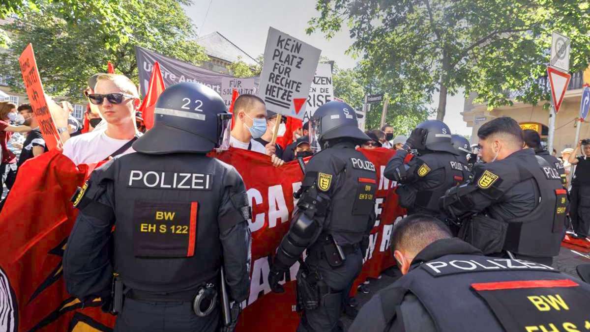 Demonstrationen in Stuttgart: AfD-Kundgebung und Gegendemos in der Stadt