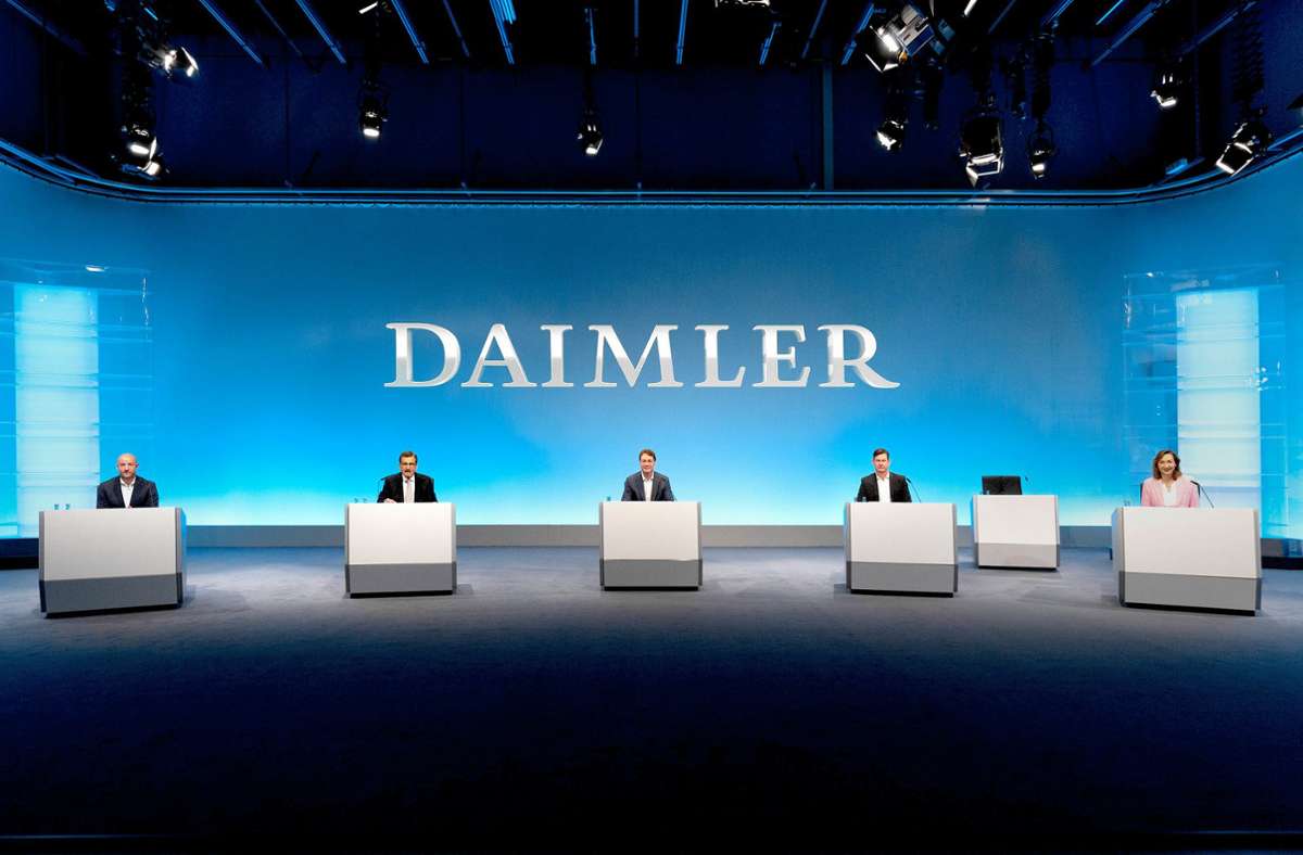 Daimlers erste virtuelle Hauptversammlung: Daimler verschärft das Sparprogramm