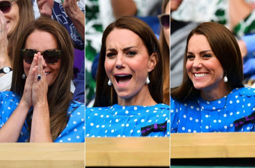 Sie hat eine Leidenschaft für Tennis: Herzogin Kates unbezahlbares Mienenspiel in Wimbledon. Foto: Imago/Shutterstock