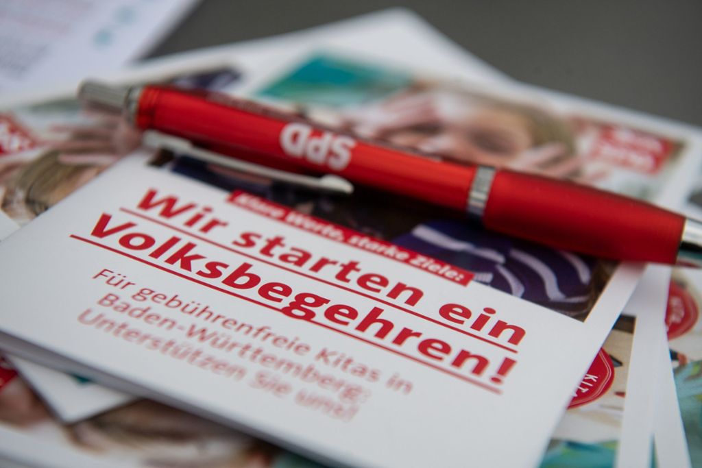 SPD übergibt Unterschriften für kostenlose Kitas ans Innenministerium