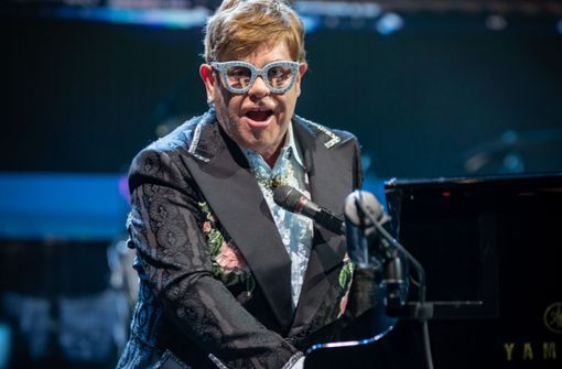 Elton John im Mai 2019 auf seiner Abschieds-Tournee in der Stuttgarter Schleyerhalle. Foto: Lichtgut//ulian Rettig