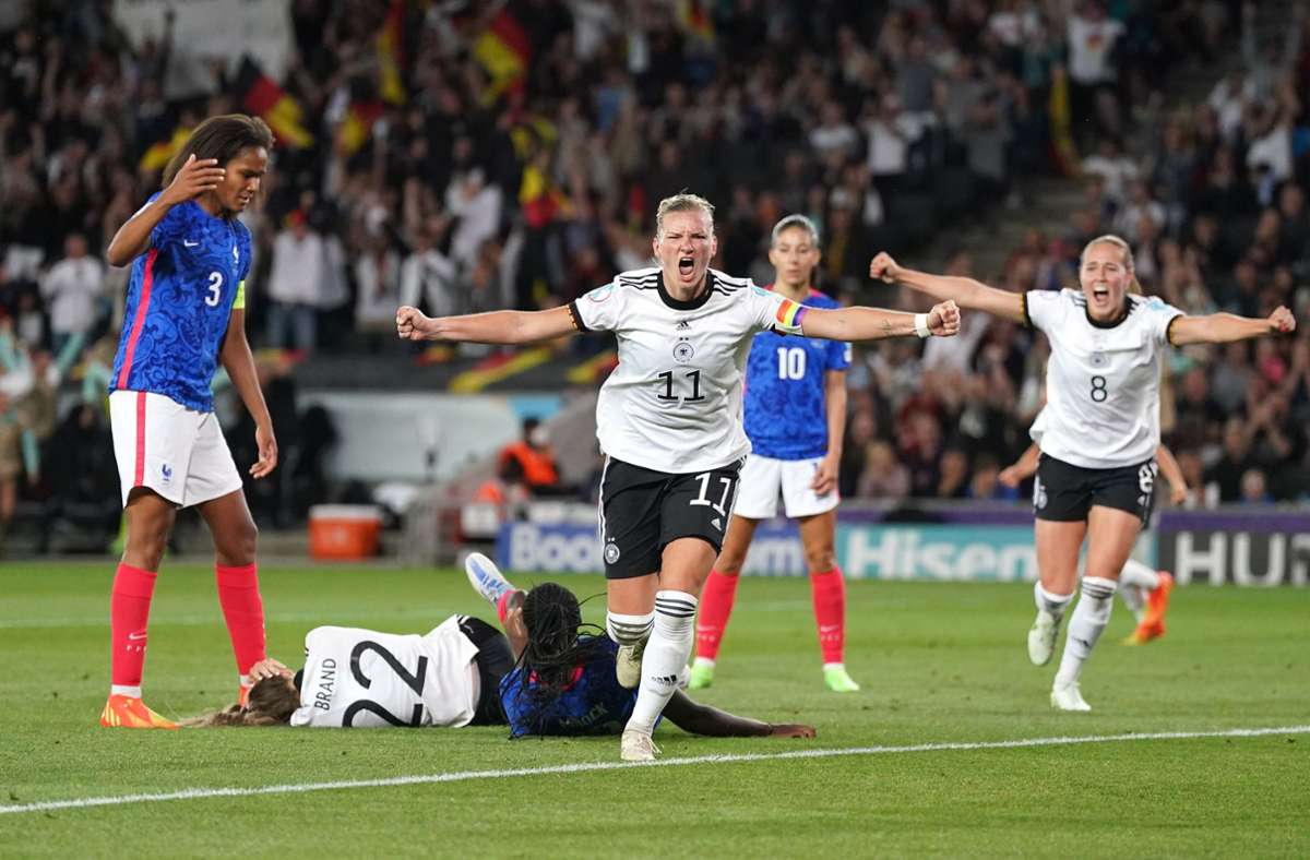 Die deutschen Fußballerinnen stehen im EM-Finale.