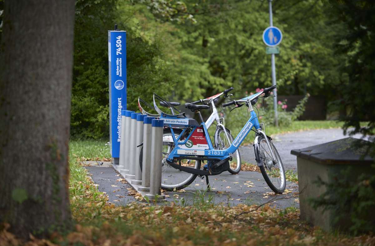 Nicht immer findet man Zweiräder vor, wie hier in Waiblingen. Foto: Gottfried Stoppel