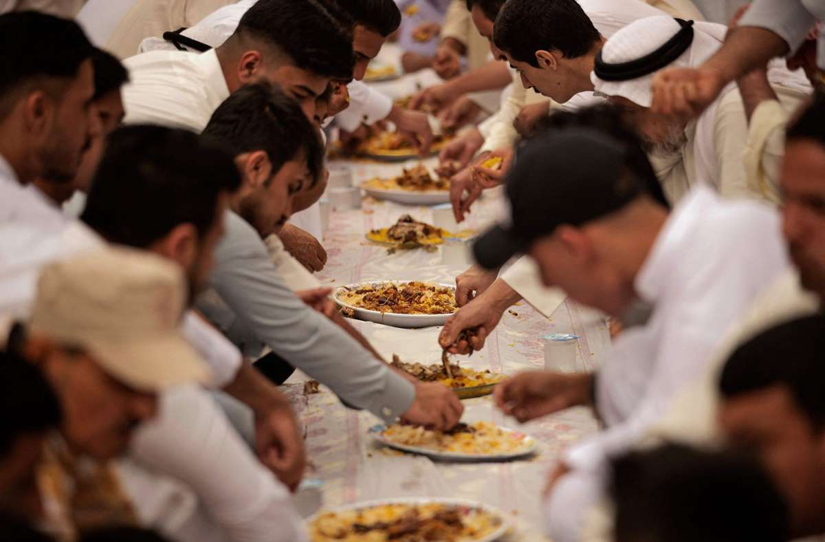 Der Fastenmonat Ramadan ist vorbei. Foto: AFP/HUSSEIN FALEH