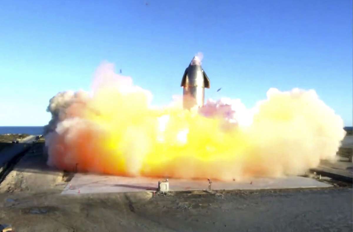 Elon Musk trotzdem zufrieden: SpaceX-Rakete explodiert nach Testflug bei Landung