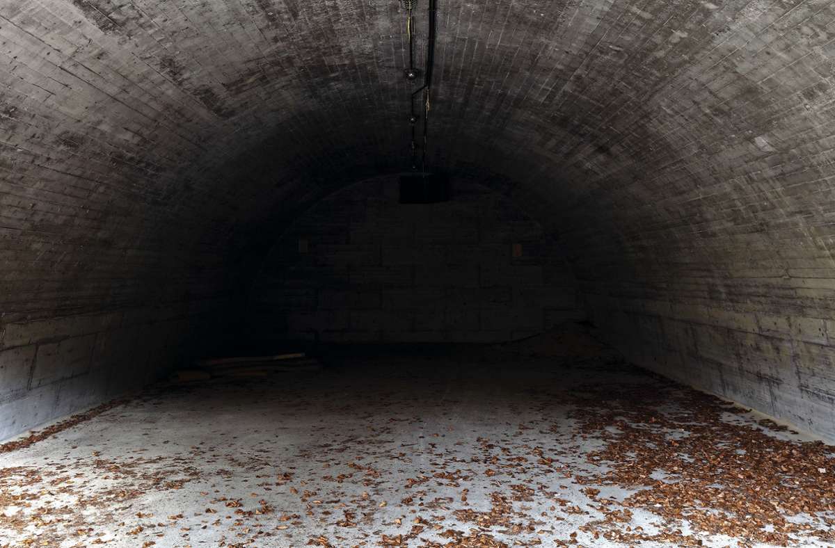 Ein leerer Bunker im ehemaligen Sondermunitionslager Mottschieß: Früher lagerten hier Atomsprengköpfe der US-Army.