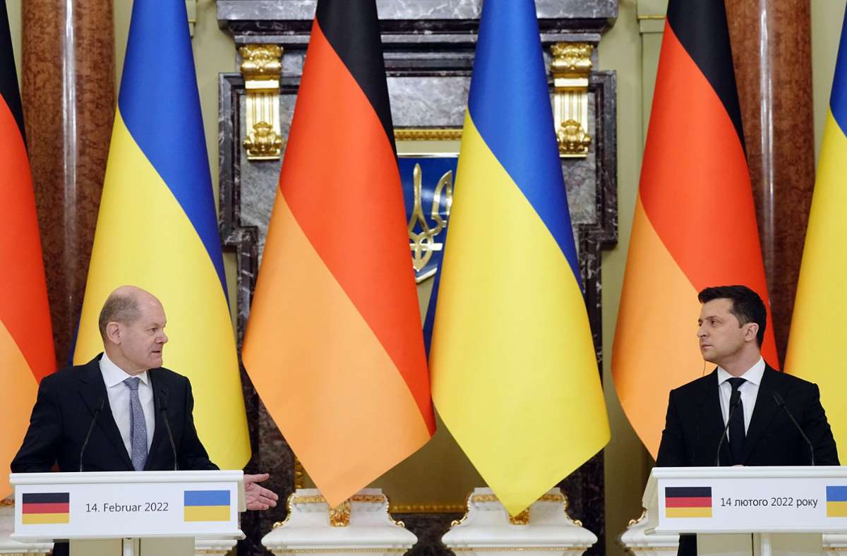 Kanzler Scholz in Kiew: Die Wut der Ukrainer