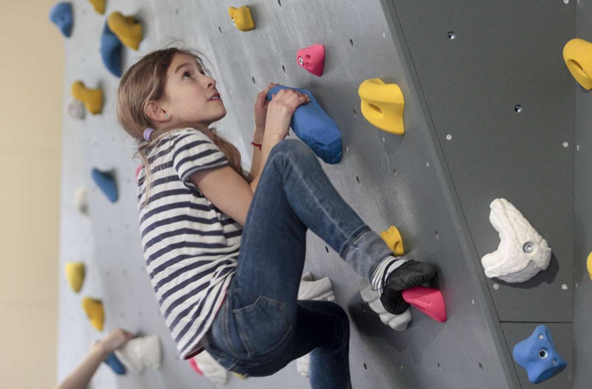 In der Freestyle Academy in Rutesheim können Kinder nicht nur klettern, sondern auch Skateboard, Inliner oder BMX fahren. Foto: factum/Simon Granville