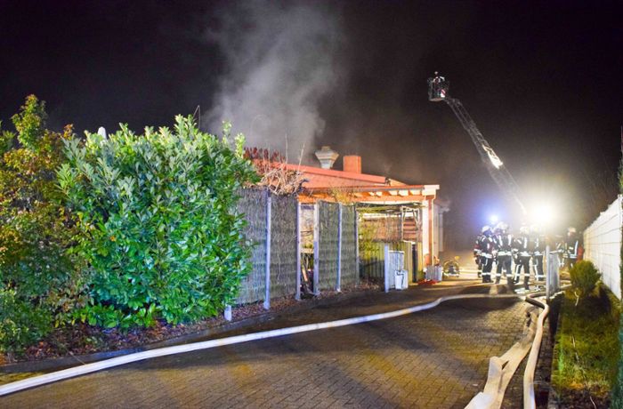 Feuer in Östringen: Etwa eine halbe Million Euro Schaden nach Brand in Gaststätte