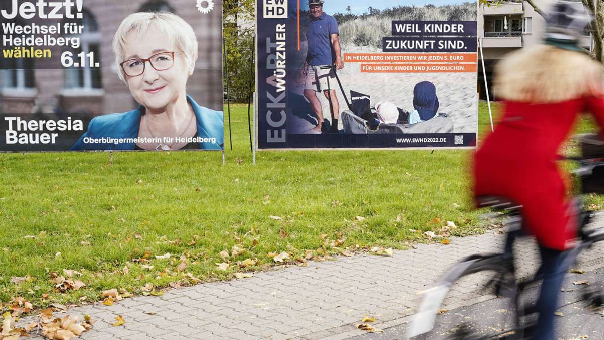 OB-Wahl in Heidelberg: Theresia Bauer schrammt nur knapp an Schlappe vorbei