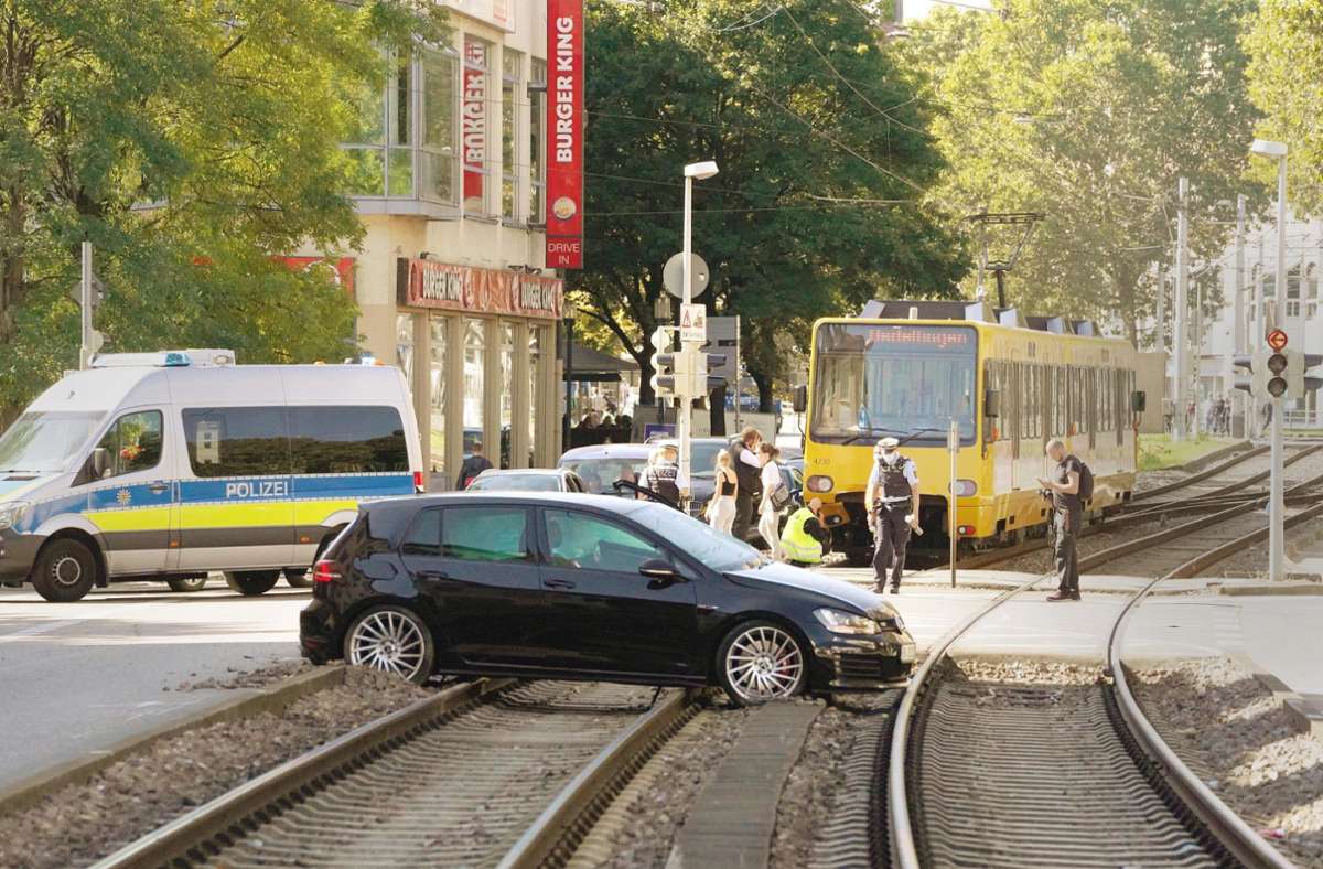 Verkehr Bad Cannstatt: Immer wieder Stadtbahnunfälle