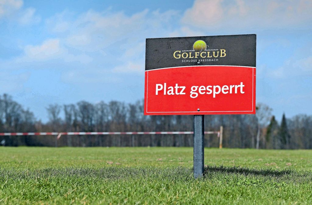 Weiter kein Golf und Tennis in Baden-Württemberg: Die  Einzelsportler im Südwesten müssen sich gedulden