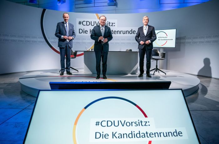 Digitaler Parteitag der Union: Mehrheit hält keinen der CDU-Vorsitzkandidaten für kanzlertauglich