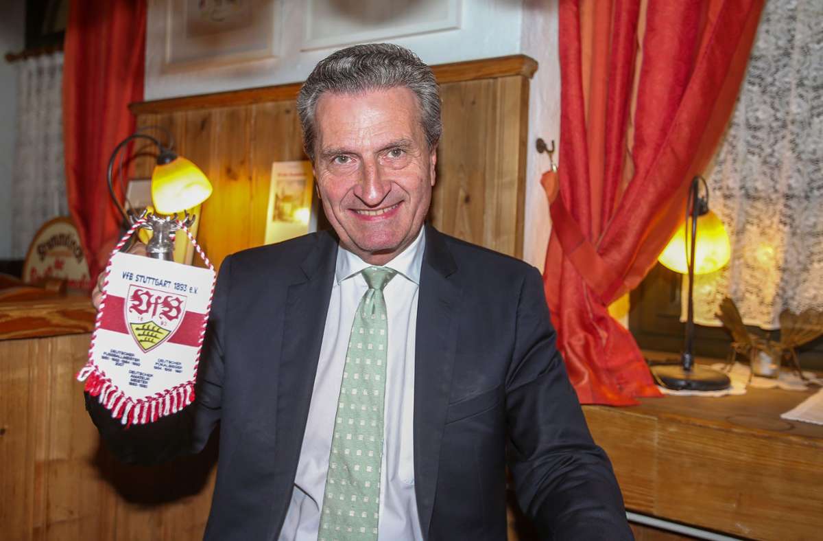 Vereinspolitik des VfB Stuttgart: Wie sich Günther Oettinger engagieren will