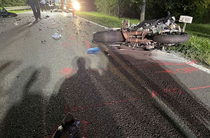 Unfall in Nagold: Zwei Motorradfahrer verunglücken tödlich