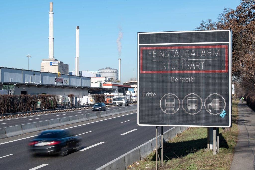 An der Messstelle am Neckartor wurden dieses Jahr 20 Überschreitungstage gemessen: Feinstaubalarm endet Freitagnacht