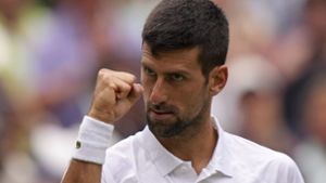 Novak Djokovic steht  im Viertelfinale
