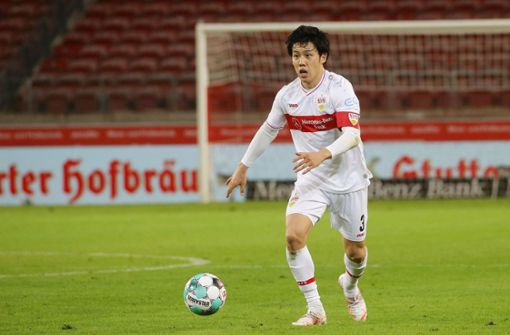 Wataru Endo ist der Spieler des Spiels beim VfB Stuttgart. Foto: Pressefoto Baumann/Hansjürgen Britsch